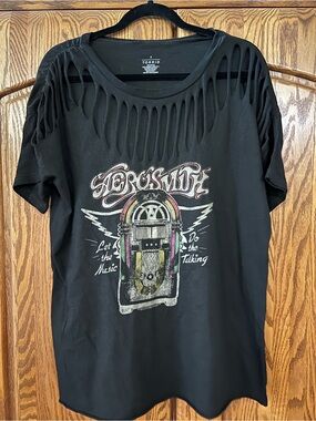 Torrid Aerosmith Jukebox Cutout Tee
